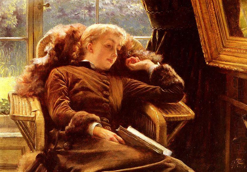 Kathleen Newton In An Armchair, James Jacques Joseph Tissot